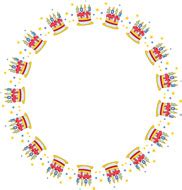 white star circle png - Clip Art Library