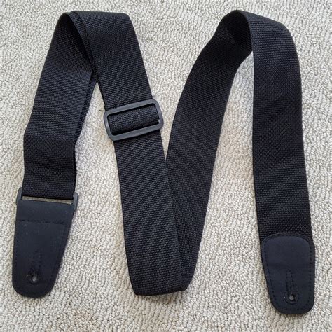 Black Guitar Strap