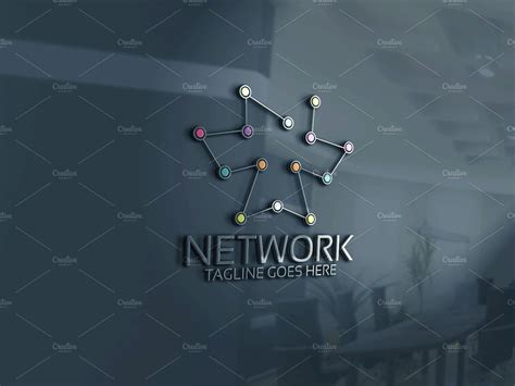 Networking Version2 Logo | Creative Illustrator Templates ~ Creative Market