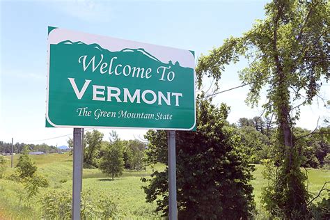 Which States Border Vermont? - WorldAtlas