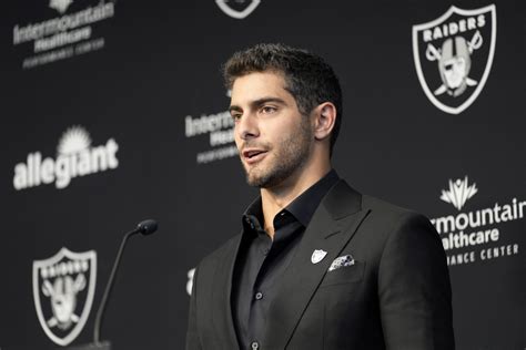 Jimmy Garoppolo Talks About New Chapter with Raiders - ESPN 98.1 FM ...