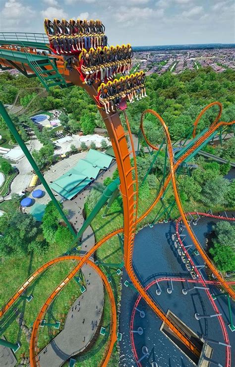 This Is the Longest, Tallest, and Fastest Dive Roller Coaster in the World | Scary roller ...