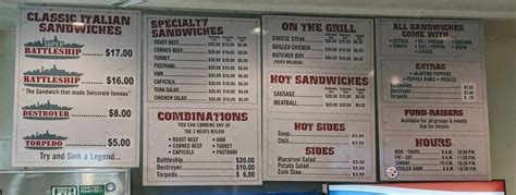 Menu at Triangle Bar & Grill, Pittsburgh