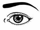 Free Coloring Pages Of Eyes sketch template