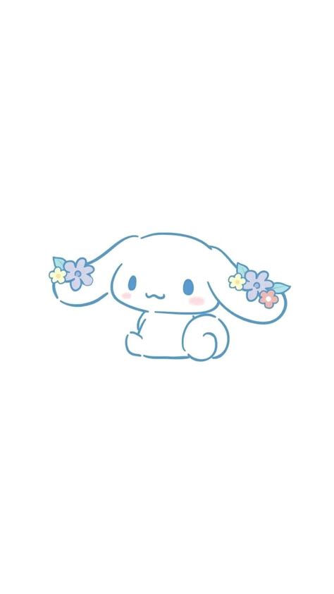 Download Minimalist Cinnamoroll Sanrio Wallpaper | Wallpapers.com