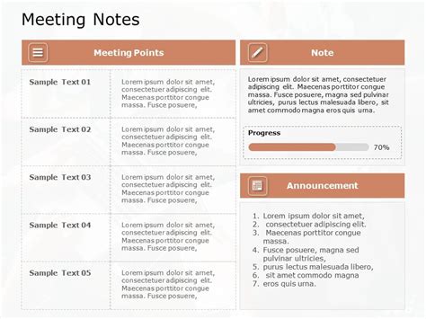 Meeting Notes 03 PowerPoint Template