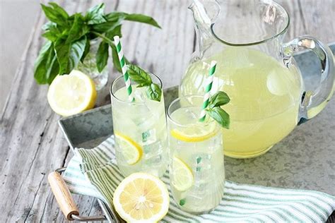 Fresh Basil Lemonade - Southern Bite