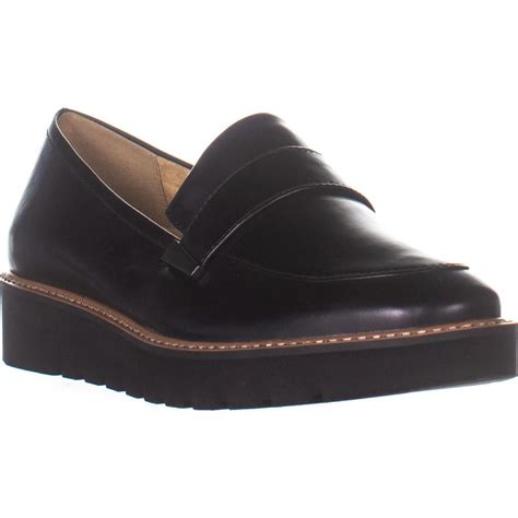 Womens naturalizer Adiline Slip On Loafers, Black Leather - Walmart.com