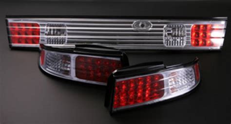 D-MAX LED Chrome Tail Lights (95-98 S14) - Faction Motorsports