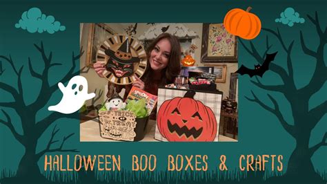 Halloween Boo Boxes & Crafts/ What am I putting in my kids boo boxes? / Halloween Fun/ Crafting ...