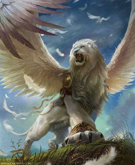 Winged Lion | Fantasy creatures art, Mythical creatures art, Fantasy beasts