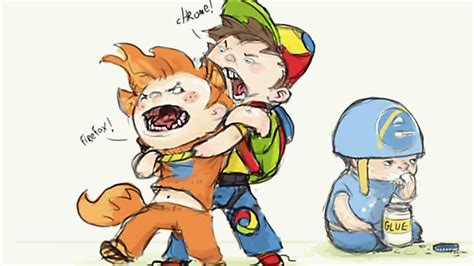 Firefox vs Chrome vs Internet Explorer [Wallpaper] | dotTech