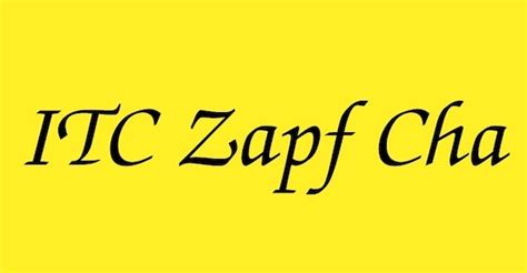 ITC Zapf Chancery font - Fontspace.io