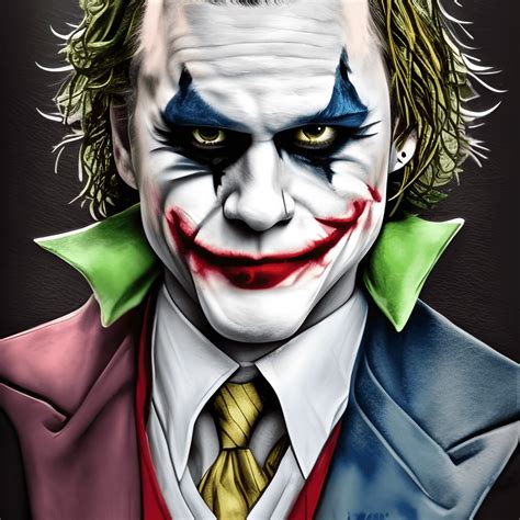 Joker Heath Ledger Graphic · Creative Fabrica