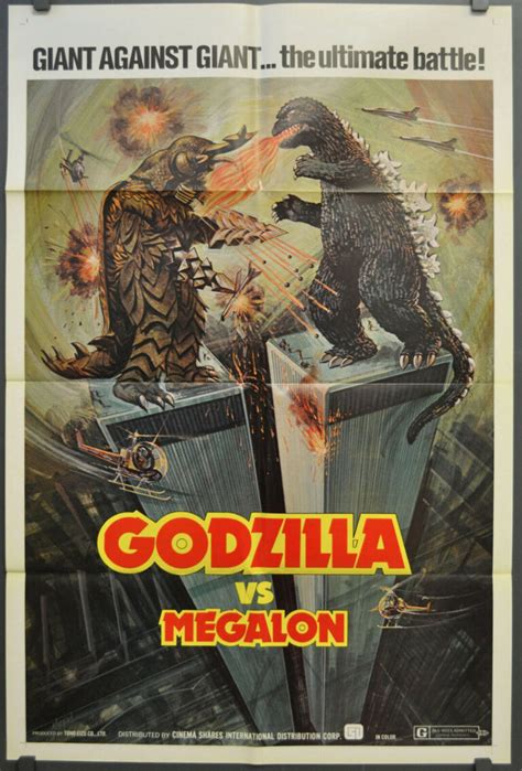 Godzilla Vs. Megalon Poster