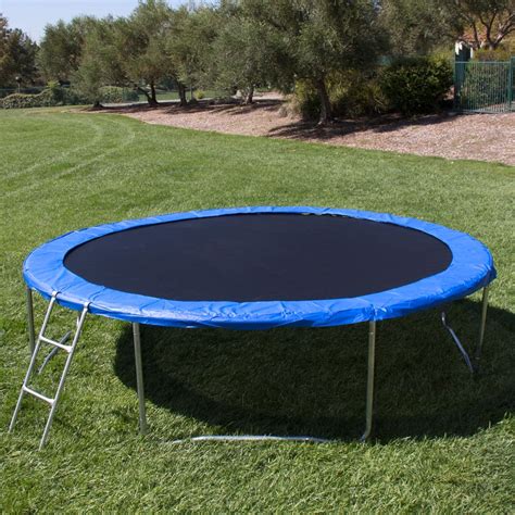 Tebru Indoor Trampoline, 12inch Outdoor Large Round Trampoline Jump Bounce Indoor Outdoor Game ...