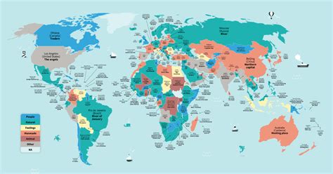 Extraordinary Map Shows the Literal Meanings of City Names. – The Language Nerds