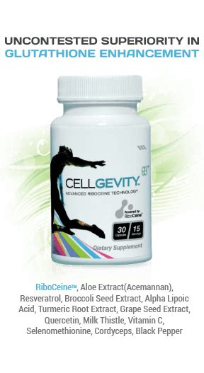 What Does The Riboceine Molecule in Cellgevity Glutathione Do?