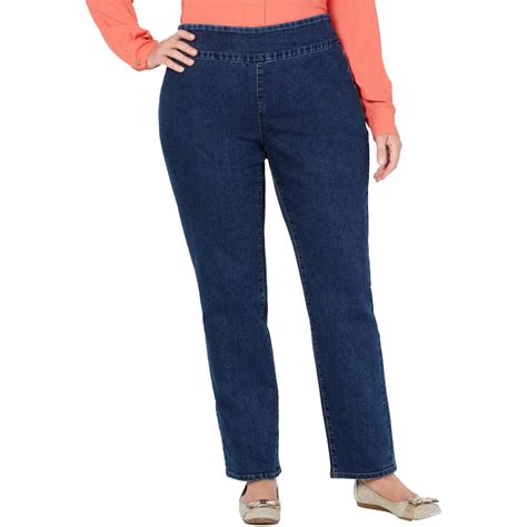 Charter Club Plus Cambridge Womens Denim Slimming Jeans