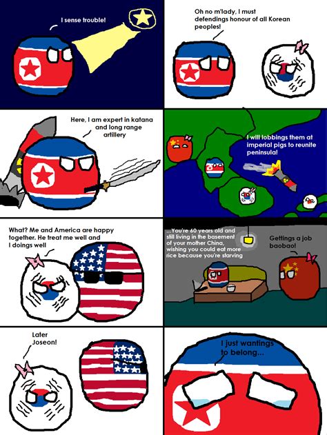 The Sad Life of North Korea : polandball