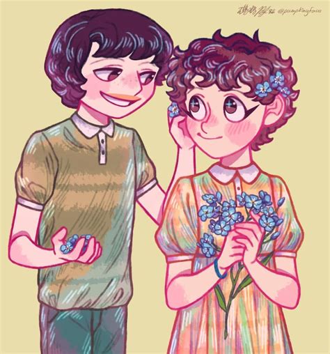 Stranger Things Mike and Eleven by jung_chi pumpkingface | Stranger things poster, Stranger ...