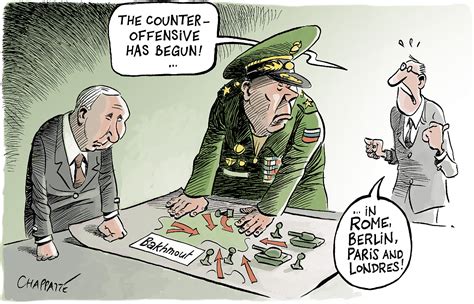 Ukrainian Counter-Offensive | Globecartoon - Political Cartoons - Patrick Chappatte