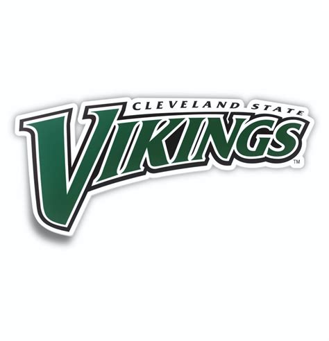 Cleveland State vikings Wordmark Logo Decal Window Bumper Sticker Vinyl ...