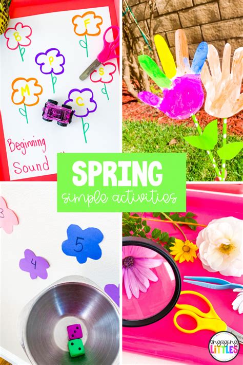 Simple Spring Activities - Engaging Littles