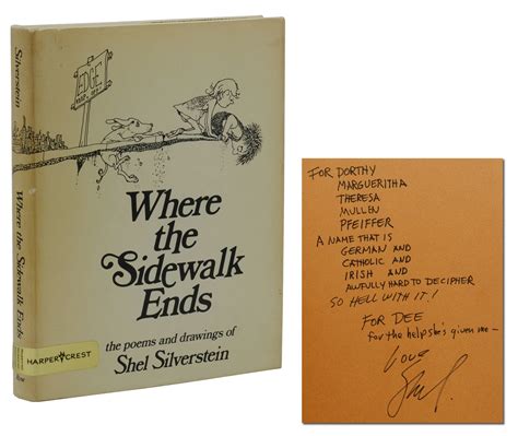 BIBLIO | Where the Sidewalk Ends by Silverstein, Shel | | 1974 | Harper and Row