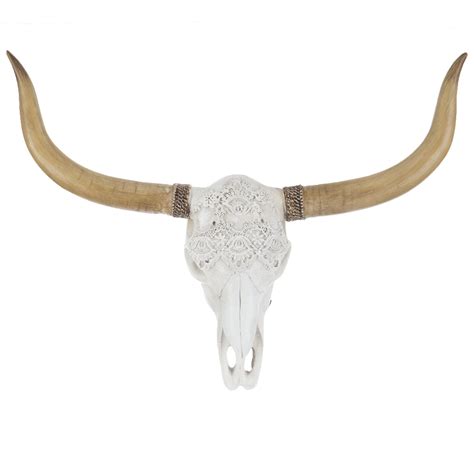 Longhorn Skull Wall Decor With Lace | Hobby Lobby | 1649706