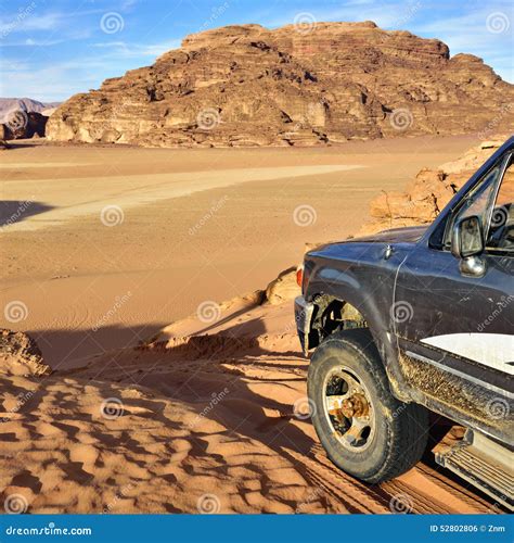 Wadi Rum desert stock photo. Image of rough, cloud, lines - 52802806