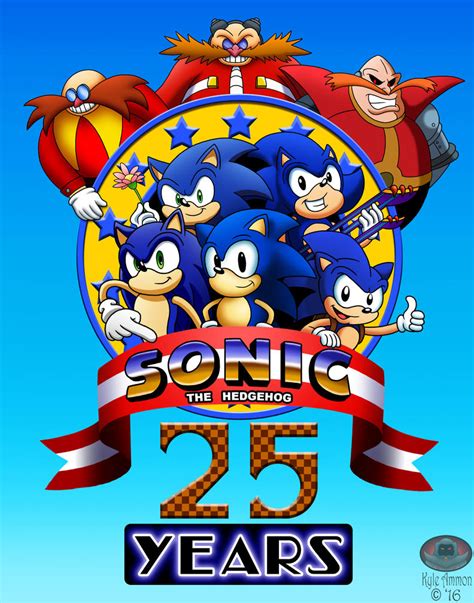 Sonic The Hedgehog: 25th Anniversary by Moon-Phantom on DeviantArt