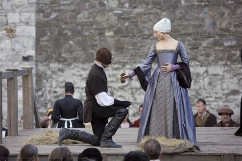 Anne Bolyn on the day of her execution from the HBO series The Tudors ...