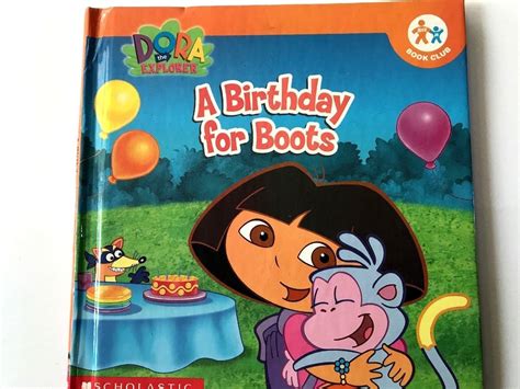 Scholastic Nick Jr. Dora The Explorer Hardback Book A Birthday for Boots Math - Other Children ...