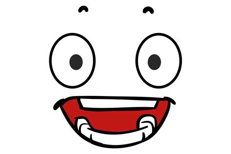 Excited Cartoon Face. Retro Comic Amazed Graphic by microvectorone ...