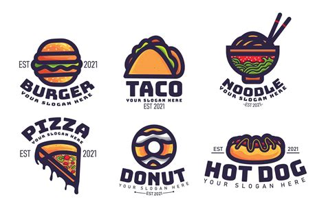 Fast Food Logo Concept 2382557 Vector Art at Vecteezy