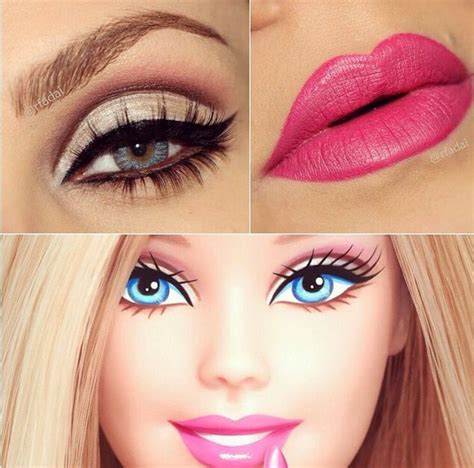 Barbie inspired makeup | Maquiagem barbie, Ideias de maquiagem, Maquiagem