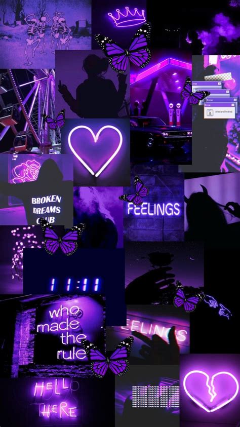 View 26 Neon Purple Aesthetic Collage Wallpaper Laptop