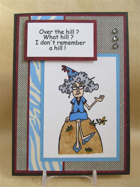 Savvy Handmade Cards: Over the Hill Birthday Card