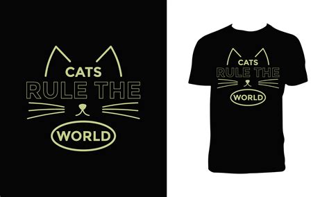 Cool Cat Typography T Shirt Design 17753194 Vector Art at Vecteezy