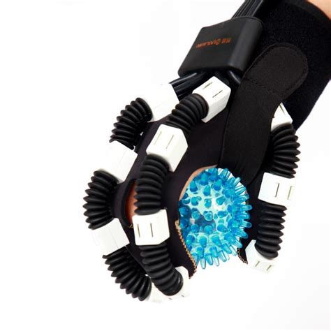 Portable hand exercise massage equipment palm massager recovery device for stroke patients ...