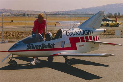 BD Jet Silver Bullet N23AP Livermore Airshow 1991 | Jet plane, Air show, Aircraft