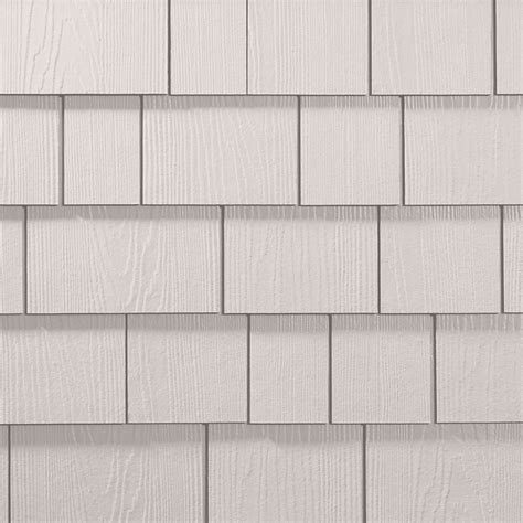 James Hardie 15.25-in x 48-in ColorPlus-HZ5 HardieShingle Arctic White ...