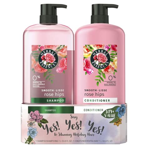 ($14 Value) Herbal Essences Smooth Collection Shampoo and Conditioner 2-Piece Set, 33.8 oz each ...