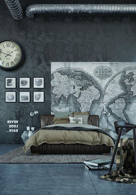 35+ Magnificent Industrial Bedroom Design Ideas For Unique Bedroom Style #bedroom #bedroomdesign ...