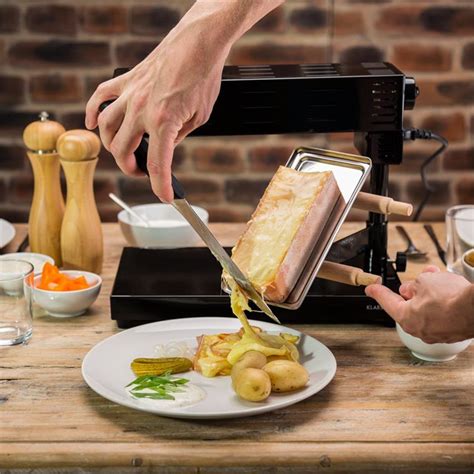 Appenzell 2G traditioneller Raclette Grill 600 W Standgerät schwarz