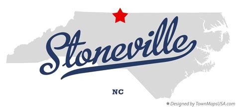 Map of Stoneville, NC, North Carolina