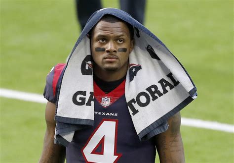 Texans quarterback Deshaun Watson is 'dug in' on stance to seek trade