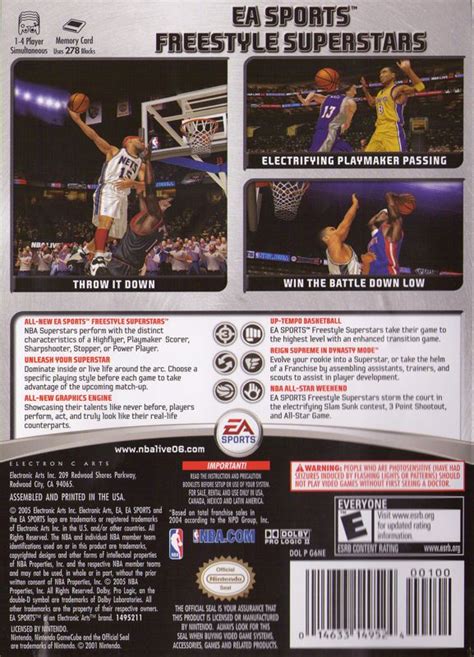 NBA Live 06 (2005) GameCube box cover art - MobyGames