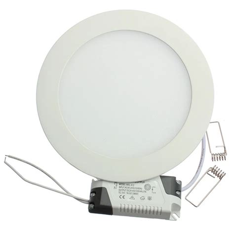 12W Recessed Dimmable LED Ceiling Downight Round LED Panel Light Down Light with driver Support ...